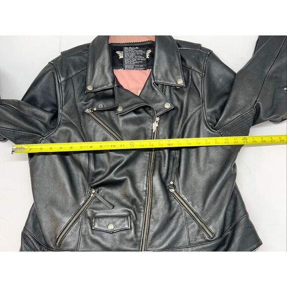 Vintage Harley Davidson Women’s Leather Jacket plus size 2W - Picture 5 of 16